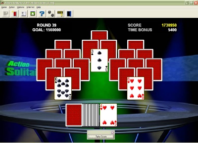 Play 75 Games in Action Solitaire