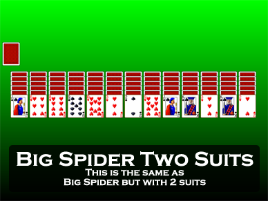 Spider Solitaire 2 Suits Game Files - Crazy Games