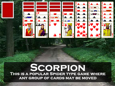 Spider Type Solitaire Games