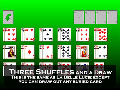 Three Shuffles Solitaire - Play Online & 100% Free